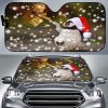 Christmas Penguin Car Auto Sun Shade