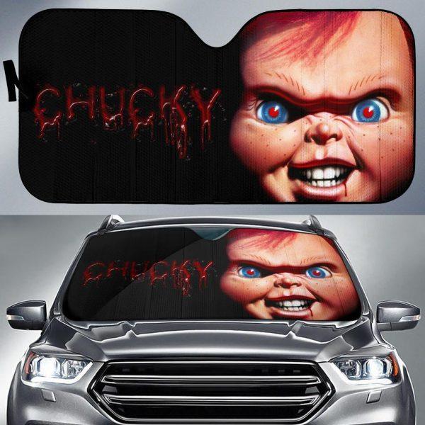 Chucky Horror Fan Car Auto Sun Shade Chucky Horror Fan Car Auto Sun Shade