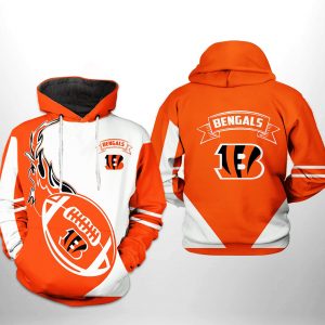 Cincinnati Bengals NFL Classic 3D Printed Hoodie/Zipper Hoodie