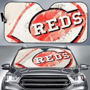 Cincinnati Reds Car Auto Sun Shade