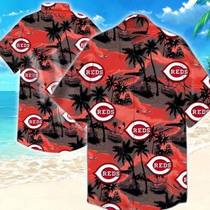 Cincinnati Reds Hawaiian Shirt Summer Button Up