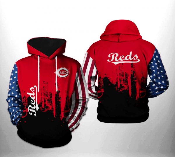 Cincinnati Reds MLB Team US 3D Printed Hoodie/Zipper Hoodie