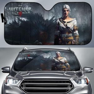 Ciri The Witcher 3: Wild Hunt Game Car Auto Sun Shade