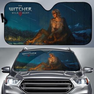 Ciri The Witcher 3: Wild Hunts Game Car Auto Sun Shade