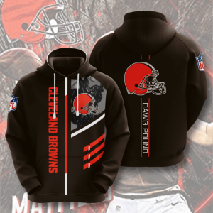 Cleveland Browns American Football 3D Printed Hoodie/Zipper Hoodie