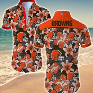 Cleveland Browns Hawaiian Shirt Summer Button Up