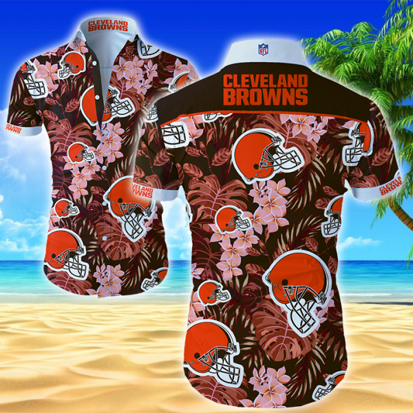 Cleveland Browns Hawaiian Shirt Summer Button Up