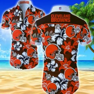 Cleveland Browns Hawaiian Shirt Summer Button Up