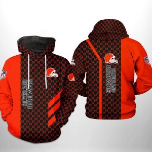 Cleveland Browns NFL 3D Printed Hoodie/Zipper Hoodie