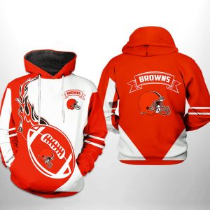 Cleveland Browns NFL Classic 3D Printed Hoodie/Zipper Hoodie