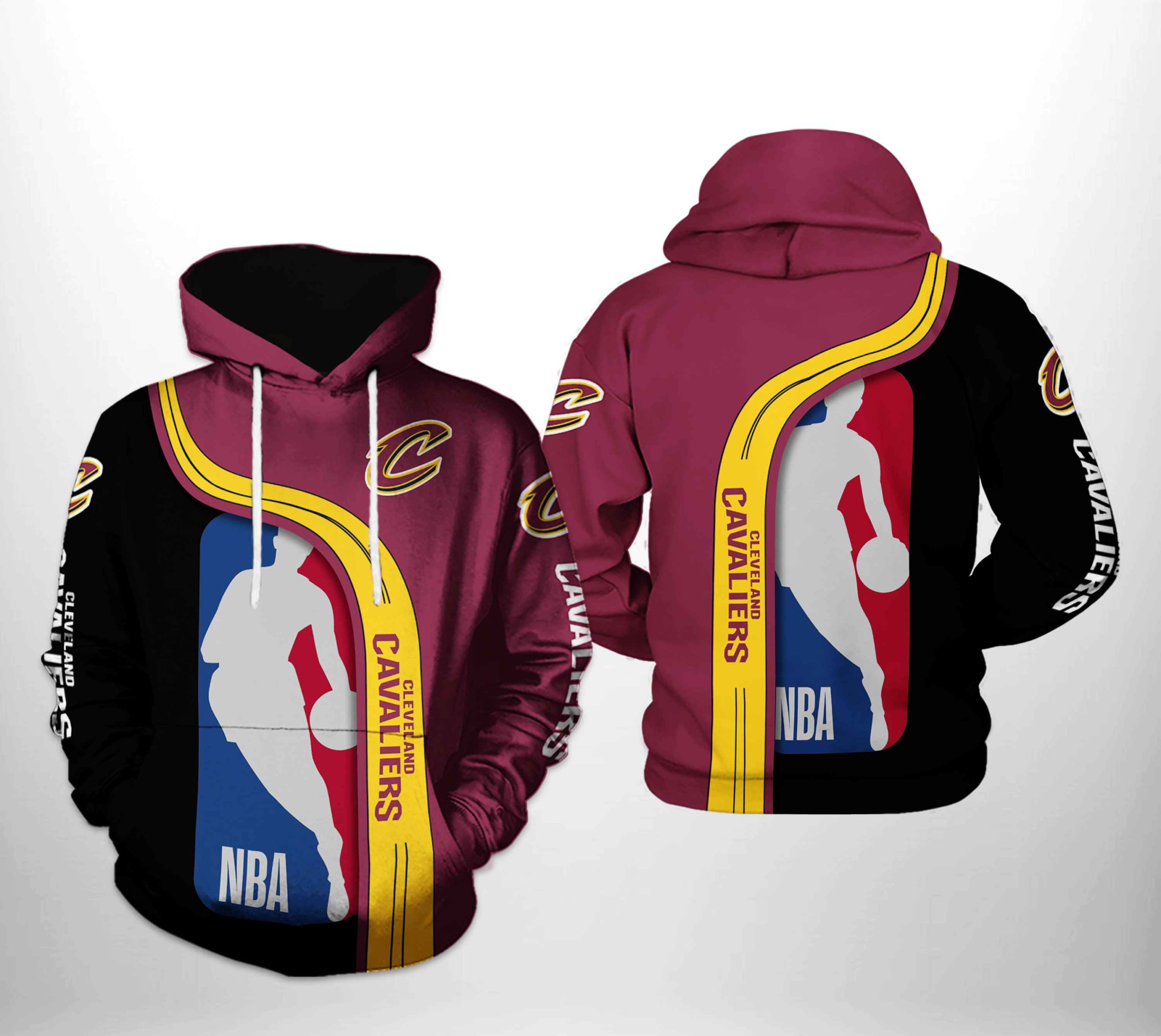 Cleveland Cavaliers NBA Team 3D Printed Hoodie/Zipper Hoodie Cleveland Cavaliers NBA Team 3D Printed Hoodie/Zipper Hoodie