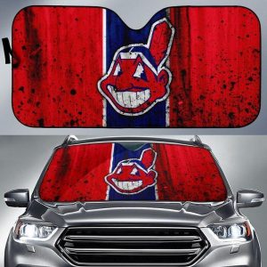 Cleveland Indians 2 Car Auto Sun Shade