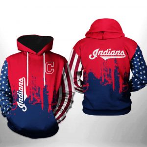 Cleveland Indians MLB Team US 3D Printed Hoodie/Zipper Hoodie