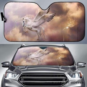 Cloud Storm Pegasus Car Auto Sun Shade