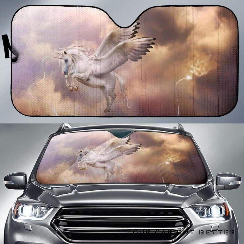 Cloud Storm Pegasus Car Auto Sun Shade Cloud Storm Pegasus Car Auto Sun Shade