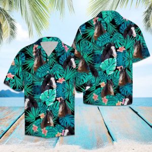 Clydesdale Green Tropical Hawaiian Shirt Summer Button Up