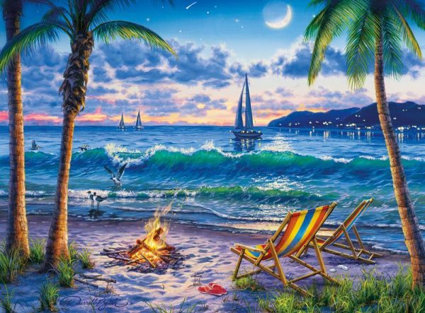 Coastal Twilight Jigsaw Puzzle Set