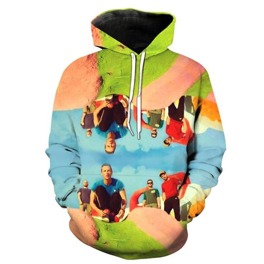 Coldplay Band 3D Printed Hoodie/Zipper Hoodie Coldplay Band 3D Printed Hoodie/Zipper Hoodie