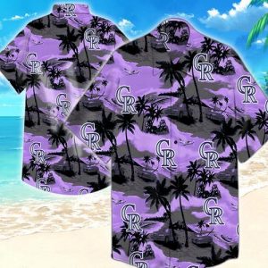 Colorado Rockies Hawaiian Shirt Summer Button Up