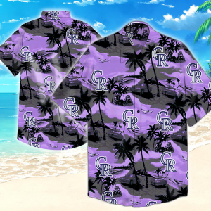 Colorado Rockies Hawaiian Shirt Summer Button Up