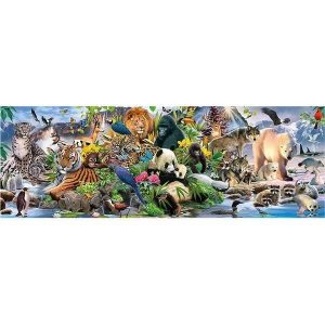 Colorful Animal Kingdom Jigsaw Puzzle Set