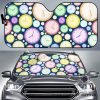 Colorful Clock Car Auto Sun Shade