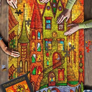 Colorful Houses ? Jigsaw Puzzle Set