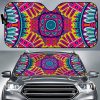 Colorful Mandala Bohemian Car Auto Sun Shade