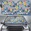 Colorful Mushroom Pattern Car Auto Sun Shade