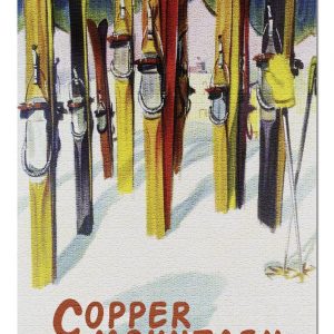 Copper Mountain, Colorful Skis Jigsaw Puzzle Set