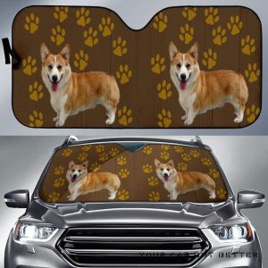 Corgi Paws Car Auto Sun Shade