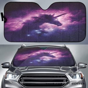 Cosmic Unicorn Car Auto Sun Shade