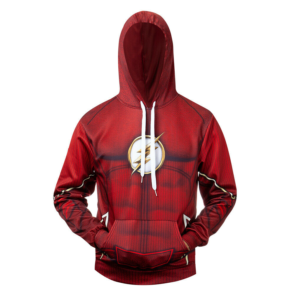 Costume Flash DC Suit 3D Printed Hoodie/Zipper Hoodie Costume Flash DC Suit 3D Printed Hoodie/Zipper Hoodie