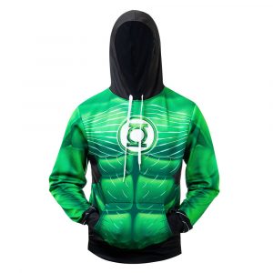 Costume Green Lantern Power Suit 3D Printed Hoodie/Zipper Hoodie
