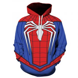 Costume Spider Man Red Blue Suit 3D Printed Hoodie/Zipper Hoodie