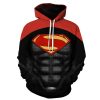 Costume Superman Suit 3D Printed Hoodie/Zipper Hoodie
