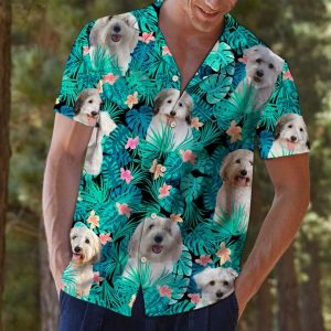 Coton De Tulear Tropical Hawaiian Shirt Summer Button Up