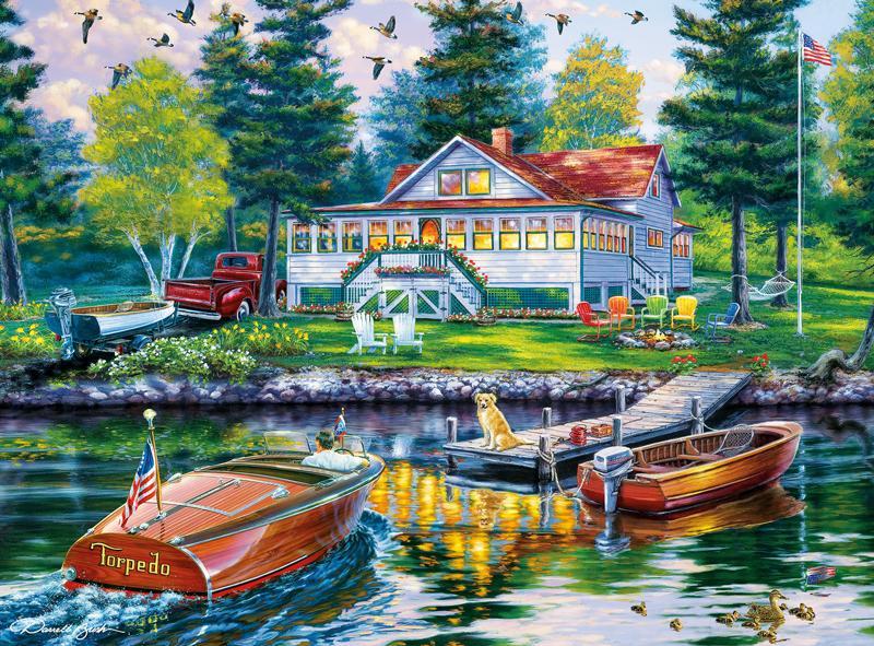 Cottage Retreat Jigsaw Puzzle Set Cottage Retreat Jigsaw Puzzle Set