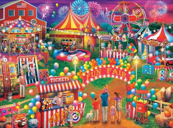 Country Fair Jigsaw Puzzle Set