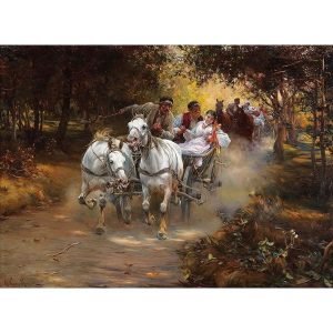 Country Wedding Alfred Kowalski Jigsaw Puzzle Set