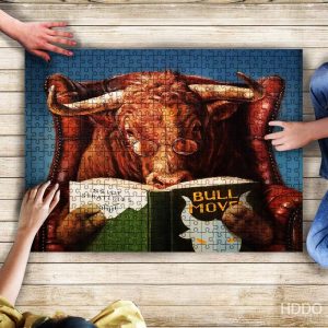 Cow Book Jigsaw Puzzle Set