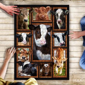Cow Full Jigsaw Puzzle Set
