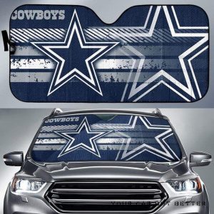 Cowboys Car Auto Sun Shade