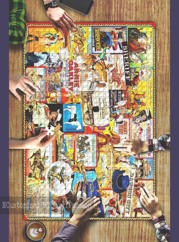 Cowboys Jigsaw Puzzle Set