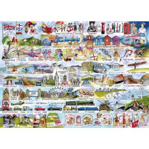 Cream Tea & Queuing Jigsaw Puzzle Set