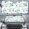 Crocodile Diver Pattern Car Auto Sun Shade