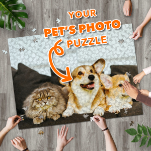 Customized Pet Photo Jigsaw Puzzle Set