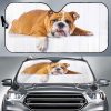 Cute Bulldog Car Auto Sun Shade