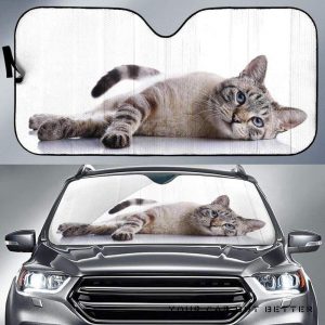 Cute Cat Car Auto Sun Shade