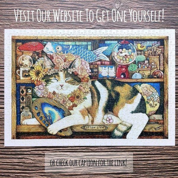 Cute Cat Jigsaw Puzzle Set